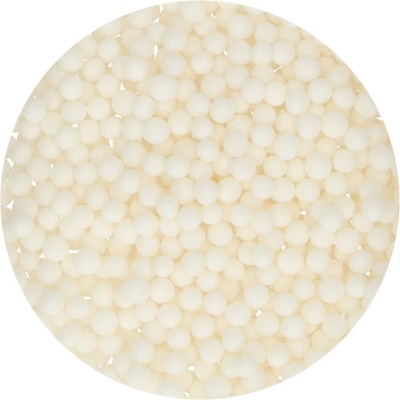 FunCakes Jemné perličky biele Soft Pearls White 60 g