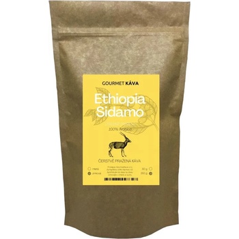 GourmetKava Etiopie Sidamo, СРЕДНО ИЗПЕЧЕНО, кафе на зърна арабика: Не, благодаря ви. 250g