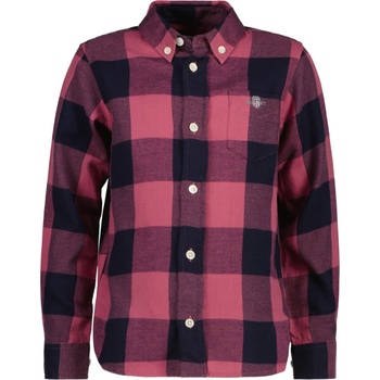 Gant Checked Relaxed Ls Shirt modrá