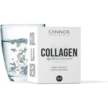 Cannor Collagen hyaluronic acid 30 sáčků pomeranč