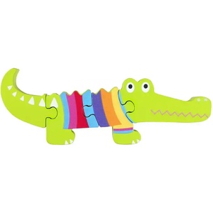 Orange Tree Toys Дървен пъзел - Крокодил (ott06072)