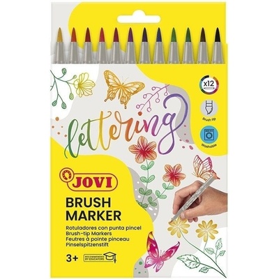 JOVI Watercolour Markers Акварелни химикалки 12 бр (1312)