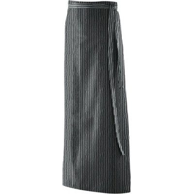 Exner Dlouhá pracovní zástěra EX117 Black Pinstripe