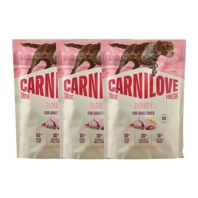 Carnilove True Fresh Dog Turkey Adult 3 x 1,5 kg