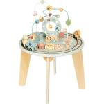 Tooky toys Дървена активна маса Tooky Toy с влакче и лабиринт