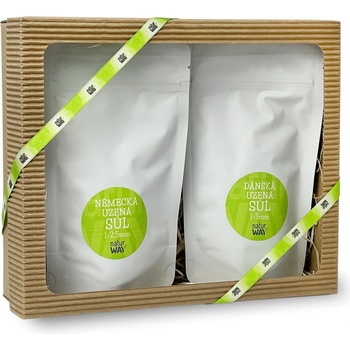 Naturway Smoke trip dárkové balení uzených solí 2 x 100 g