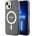 GUESS Кейс Guess GUHMP14MHCMCGK за iPhone 14 Plus 6.7", черен / черен, твърд, Glitter Gold MagSafe (GUE002741-0)