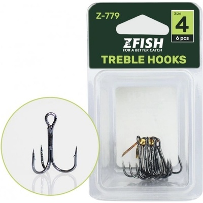 Zfish Trojháček Treble Hooks Z-779 vel.6 6 ks