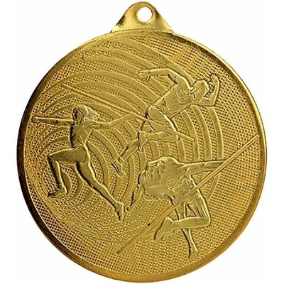 MMC3072/G Atletika Medaila kovová zlatá 70 mm