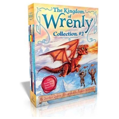 The Kingdom of Wrenly Collection #2 (Boxed Set): Adventures in Flatfrost; Beneath the Stone Forest; Let the Games Begin! ; The Secret World of Mermaids | Jordan Quinn, Robert McPhillips