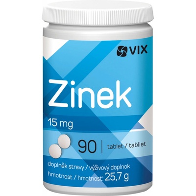 VIX Zinok 15 mg 90 tabliet