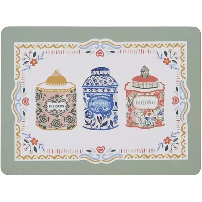 Ulster Weavers Korkové prostírání Tea Tins 21,5x29cm 4 ks