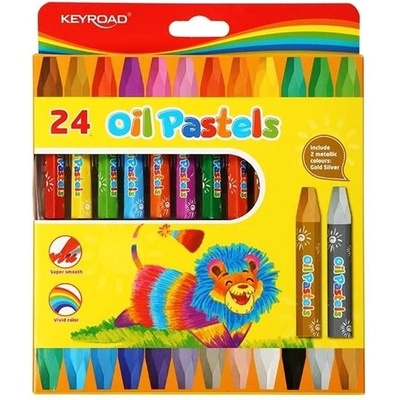 Keyroad Olejové pastely 24 ks