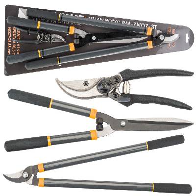 POWERMAT Zahradní nůžky 3ks sada PM-ZNDZ-3T