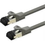 Roline VALUE 21.99. 1801 : : Кабел S-FTP Patch Cord Cat. 8 (Class I), LSOH, сив, 1.0 м