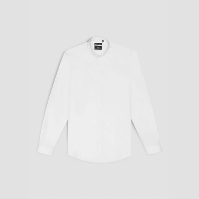 Antony Morato Риза с дълъг ръкав Antony morato MMSL00631-FA400078-1000 Seoul Slim Fit Long Sleeve Shirt - White