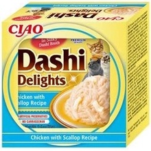 Churu Cat CIAO Dashi kura s hřebenatkou 70 g