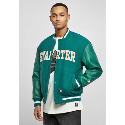 Urban Classics Мъжко колежанско яке в зелено Starter TeamUB-ST055-02076 - Зелен, размер XL