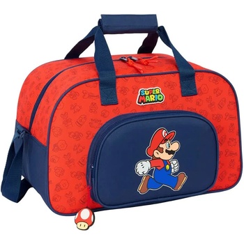 SAFTA Чанта Safta 40 cm Super Mario Trick bag - Orange (Multicolor)