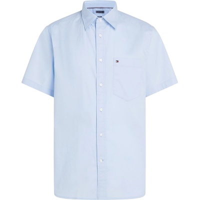 Tommy Hilfiger Риза с къс ръкав Tommy Hilfiger Men's Flex Short Sleeve Shirt - Sweet Blue