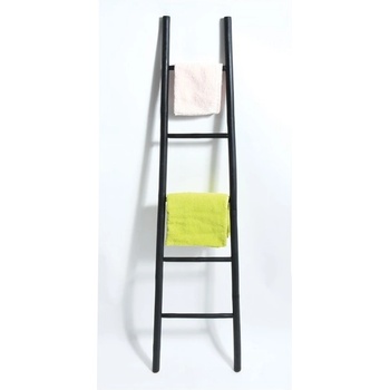 MSV ПОСТАВКА ЗА ХАВЛИИ СТЪЛБА TILDA 40x150 ЧЕРЕН МАТ (144113)