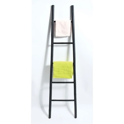 MSV ПОСТАВКА ЗА ХАВЛИИ СТЪЛБА TILDA 40x150 ЧЕРЕН МАТ (144113)