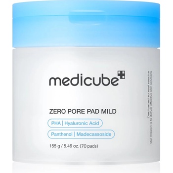 medicube Zero Pore Pad Mild ексфолиращи тампони за лице за чувствителна кожа на лицето 70 бр