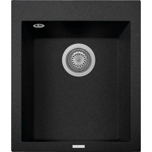 Plados Plados КУХНЕНСКА МИВКА one 41-10 410x500 ЧЕРНА (on4110/44) Мивка за вграждане