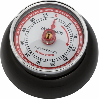 Zassenhaus SPEED Retro magnetická kuchyňská minutka černá