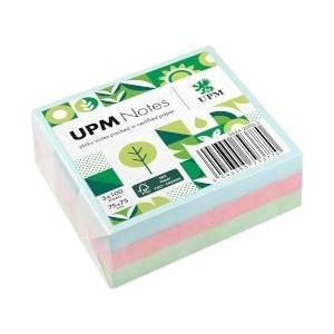 UPM Кубче самозалепващи листчета Pastel 75x75mm, 3x100 листа
