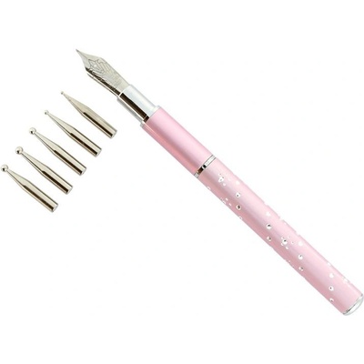 Molly Nails Stylograf zdobiace pero na nechty + 5x sonda + 1x čepeľ