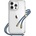 SwitchEasy Play Lanyard Ocean Case - хибриден удароустойчив кейс с връзка за носене за iPhone 13 Pro (прозрачен)