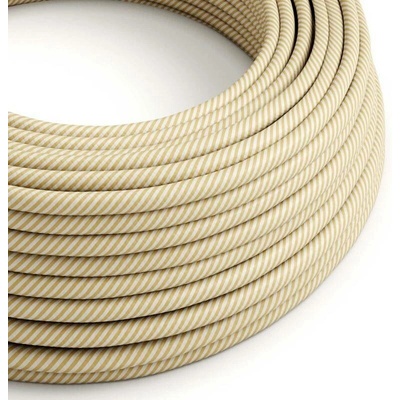 Creative Cables EMR53 3x0,75mm² krémová a oříšková 1 m