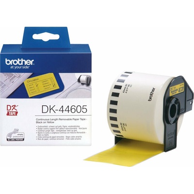 BROTHER DK44605 Páska Brother Removable Yellow Paper Tape 62mm x 30.48m