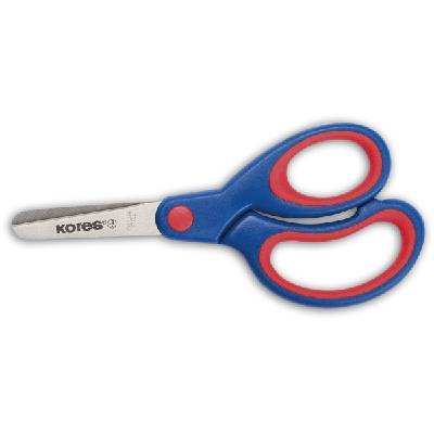 Nůžky dětské Kores Soft, kulaté, 13 cm, mix barev
