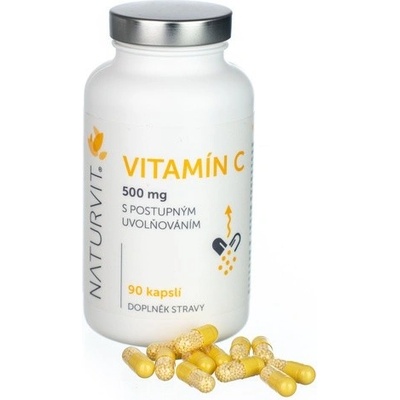 NaturVit Vitamín C 500 mg s postupným uvolňováním 90 kapslí