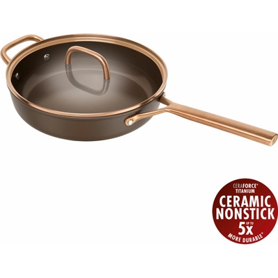 Zwilling Hliníková pánev s keramickým povrchem MILANO P.28cm hnědá vč. poklice