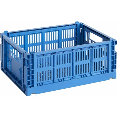 HAY Úložný box Colour Crate M Electric Blue