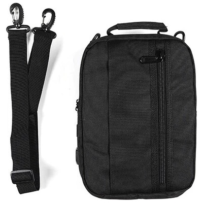 DRAGOWA Tactical Тактическа чанта за гърди DRAGOWA, черна (DRG001.black)