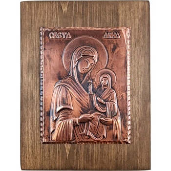 МЕДНА ИКОНА СВЕТА АННА