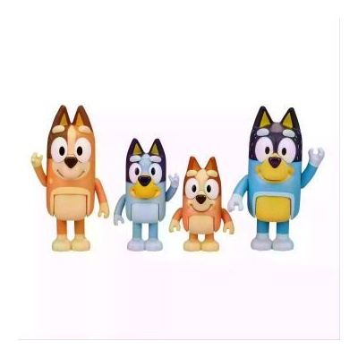 TM Toys Bluey: Комплект семейни фигурки - 4 части