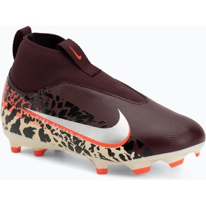 Nike Детски футболни обувки Nike United Jr. Mercurial Superfly 10 Academy MG burgundy crush/metallic silver