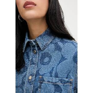 Marimekko риза дамска от деним (095426)