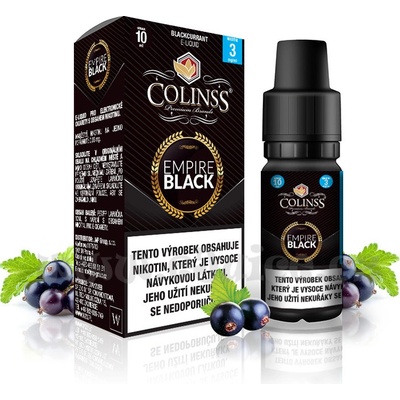 Colinss Empire Black Černý rybíz 10 ml 18 mg