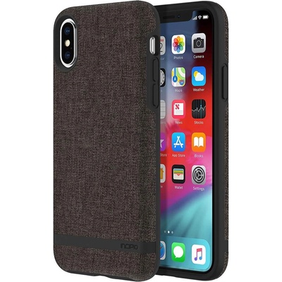 Incipio Carnaby Case Design Series - дизайнерски удароустойчив кейс за iPhone XS, iPhone X (сив)