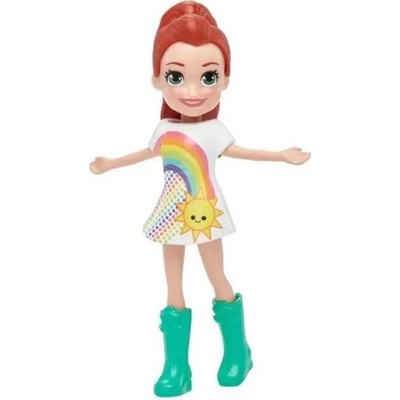 Mattel Polly Pocket Impulse Lila duhové šaty HKV78