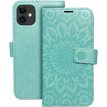 VENNUS Mandala Mezzo zavírací pouzdro pro iPhone 11, zelené