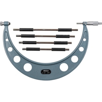 Mitutoyo Mikrometr třmenový analogový 8-12" výměnné doteky mitu-104-151