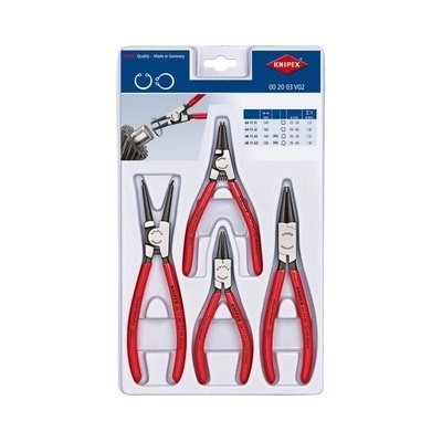 Knipex Kleště na pojistné kroužky - sada 4ks - KN00-20-03-V02 – Zbozi.Blesk.cz