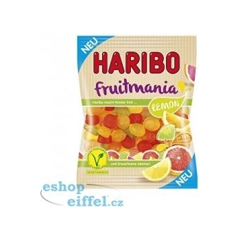 Haribo Fruitmania Lemon ovocné želé 85 g